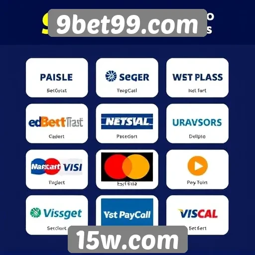Métodos de pagamento aceitos no 9bet99.com
